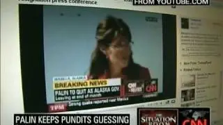 Sarah Palin's Resignation Speech Prompts Wild Speculation and Varied Reactions
