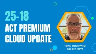 Act! Premium Cloud Update &ndash; What&rsquo;s New in 25-18?