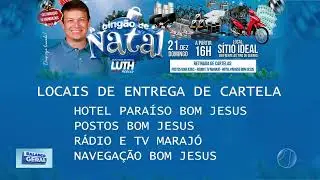 LOCAIS DE ENTREGA NA CARTELA BINGÃO LUTH REBELO | ARQUIVO