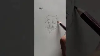 Simple Mr.Bean Drawing #shorts #viralshorts #mrbean #art #drawing #artist #funnny #tutorial #sketch