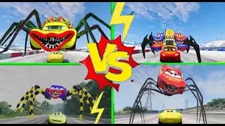 Monster Car vs Shark 😱 | Tiles Hop Cars