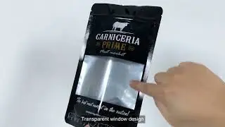 Custom Moisture Proof Plastic Zipper Packaging Pouch Food Packaging Bag Meat Packing Bag