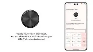 OTAG Google Android Air Tag Operation and Binding Tutorial