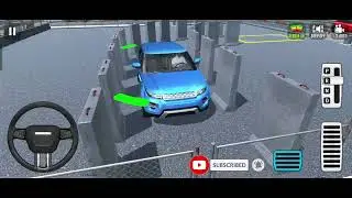 Blue SUV Car Driving Gameplay in Master Of Parking SUV - Android Cars SImulator Games 2026