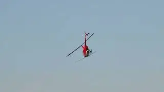 Cropdusting Helicopter