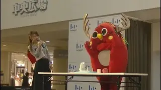 にゃんごすたーさん（Mr.nyangostar）2019.12.1ドラムＳｈｏｗ ｉｎ ららぽーとｔｏｋｙｏ-ｂａｙ