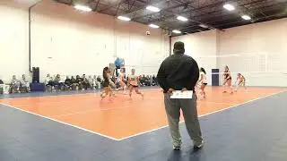 Emerald Rain 18 Elite vs WVBA 17 Molten 2nd set
