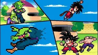 Kid Goku VS King Piccolo Sprite Animation