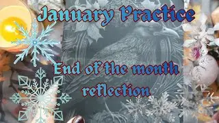 January Tarot Practice, books, and Reflections