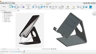 Design Of the Mobile Stand with the Fusion 360