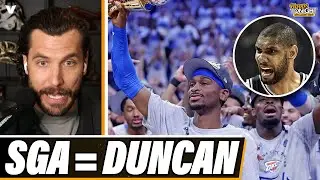 SGA's boring dominance makes him the MODERN Tim Duncan | OKC Thunder Finals Reaction