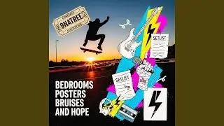 Posters Cover Cracks Inside Bedroom Walls