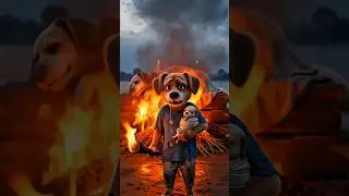 A Puppy Performed His Mother&rsquo;s Funeral 😢 Heart Touching Story। #puppy #shorts #aishorts #viral #feed