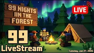 🔴Playing 99 Nights In The Forest #99nightintheforest  #roblox