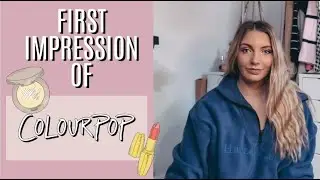 FULL FACE OF COLOURPOP MAKEUP!! | first impressions and review
