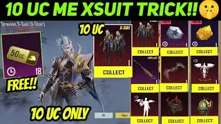 🔥X-SUIT UNLOCKED ONLY 10 UC 😱| Free Dravion X-Suit Crate Opening Trick |  Uc Up Event Trick | 2025