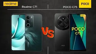 Realme C71 vs Poco C75 budget phone comparison
