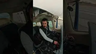 Взлет на C172 со мной #авиация #пилот #полет