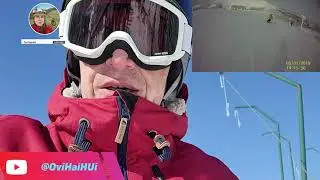 „La schi fără cameră, cu telefonul în mână, la -9°C… CE PUTEA IEȘI? 😱📱❄️”