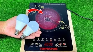 Why it is Not Patented? Put LED Bulb on Induction Heater and you will Never Pay for LED Bulbs again