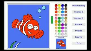 Coloring Nemo Characters