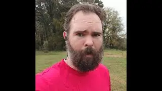 Okay, you can't tell this at all from the video, but I'm listening to Zombies Run! It's an app that
