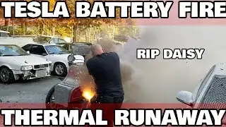 My first Tesla Battery Fire