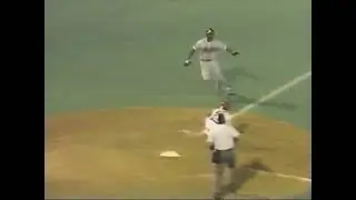 Tom Brunansky throws out Ken Griffey Sr at home 16th inn  5/14/88
