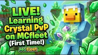 minecraft learning c pvp for first time in mcfleet with friends #mcfleet  #max8ggaming#gamerfleet