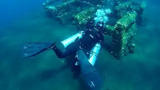 Technical diving skills- Tying off a DSMB