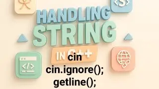 C++ String Input Output | String Input with Space
