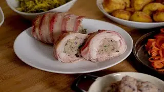 Turkey Roulade | Easy Turkey leg recipe | Cooking Turkey For Thanks Giving