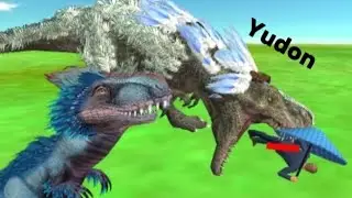 Making Yudon from Jurassic world the game in ARBS (animal revolt battle simulator)