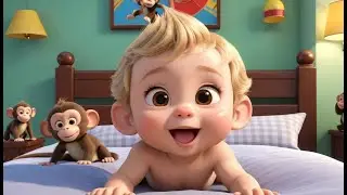 Five Little Monkeys | Fun Counting Song for Kids | Playful Nursery Rhyme