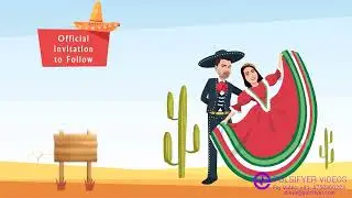 UK to Mexico Destination Caricature Animation Wedding Invite | Jim Corbett | Call +91-8750800223