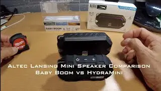 Altec Lansing Baby Boom vs Hydramini