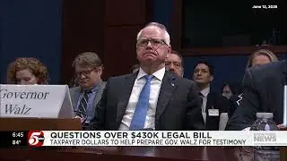 &lsquo;It&rsquo;s not where I wanted to spend money&rsquo;: Walz says of $430,000 legal bill for testimony counsel