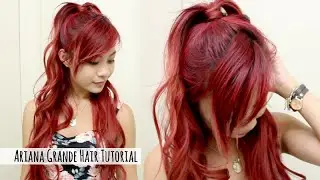 Ariana Grande Hairstyle Tutorial l Ariana Grande Half up Half Down l Quick & Easy Hair for School