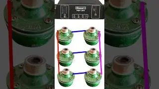 Stranger Pbt 501 Audio Booster Amplifier 6 horn connection 3D animation