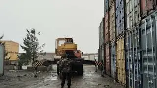 Загружаемся на терминале контейнером 40HC