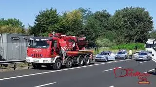 FROSINONE 27/06/24 – INCIDENTE IN A1, INTERVENTO DEI VVF