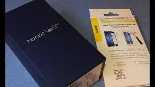 Honor View 10 Tempered glass / Как наклеить стекло