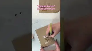 &ldquo;Flying to See You&rdquo; House Mouse Card #cardmaking #stamping #shortsvideo