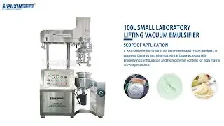 100L easy clean vacuum homogenizing emulsifier for mayonnaise Peanut Butter Tomato Sauce Cheese