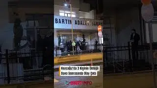 Duruşma sonrası arbede #bartın #haber