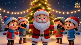 Christmas Dance Party 🎅 | Santa & Kids Fun Song | Goku Toon World
