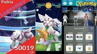 Pokemon Go Gen 4 Palkia Raid Weather Boosted!