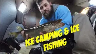 Ice Camping on a Frozen River