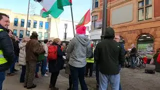 Cheltenham Citrus Hotel Migrant protest 13December 2025 #stoptheboats #ukprotests #police 
