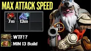 WTF Sniper Bought a Moon Shard at The 13m - Maximizing his attack speed New Meta Dota 2
